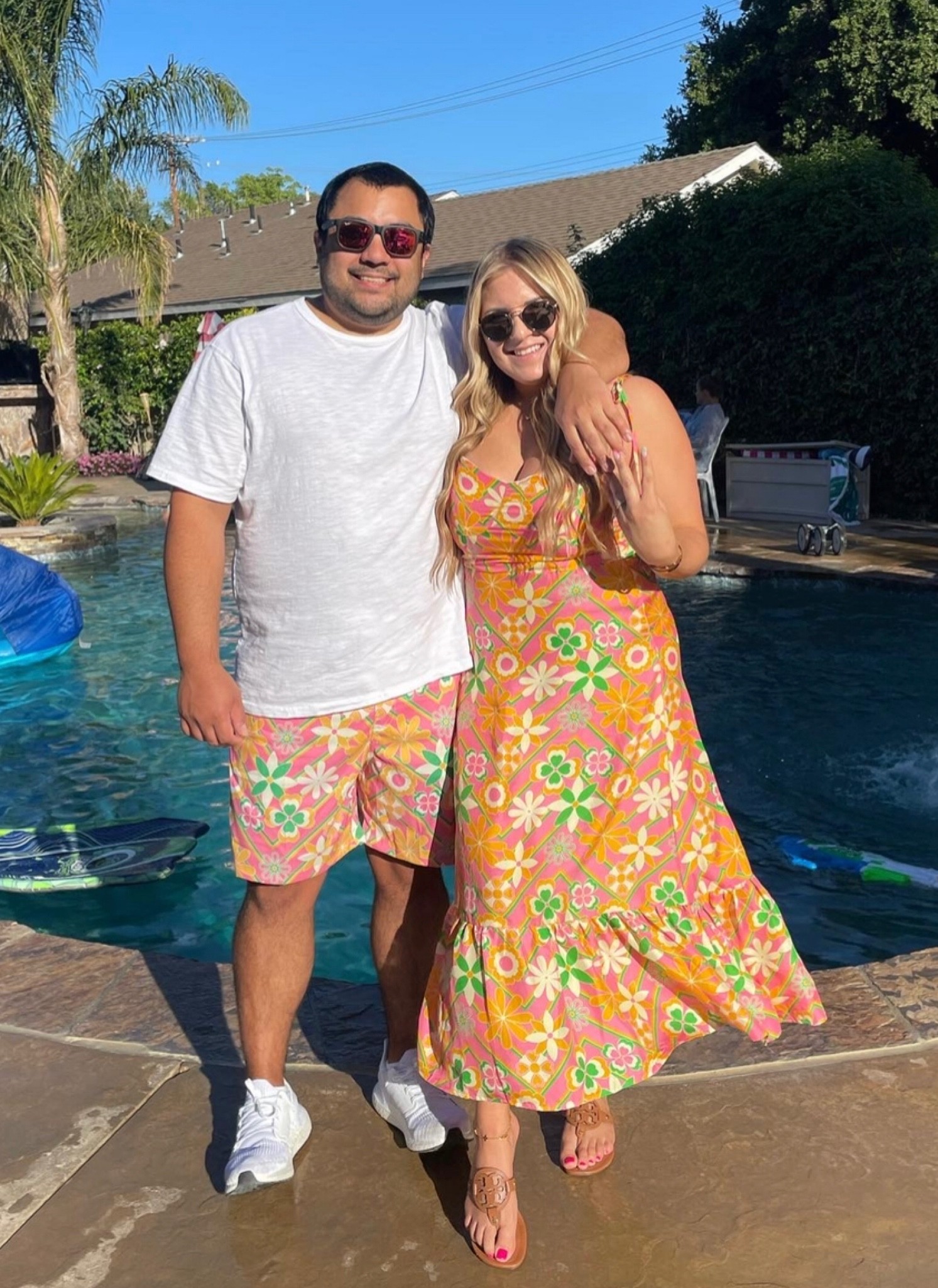 Always matching in our Kenny Flowers gear 😎 I’m wearing a size Large in the Acapulco dress. Erik is a size XL in the Acapulco shorts. (I’m usually a size 6/8, 36D for reference. Erik is a size 36 waist for reference.)

#LTKswim #LTKfamily #LTKstyletip