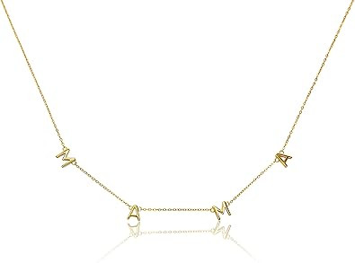 Benevolence LA Mama Necklace Dainty Necklace | 14k Gold Dipped Necklaces for Women, Gifts for Mom... | Amazon (US)