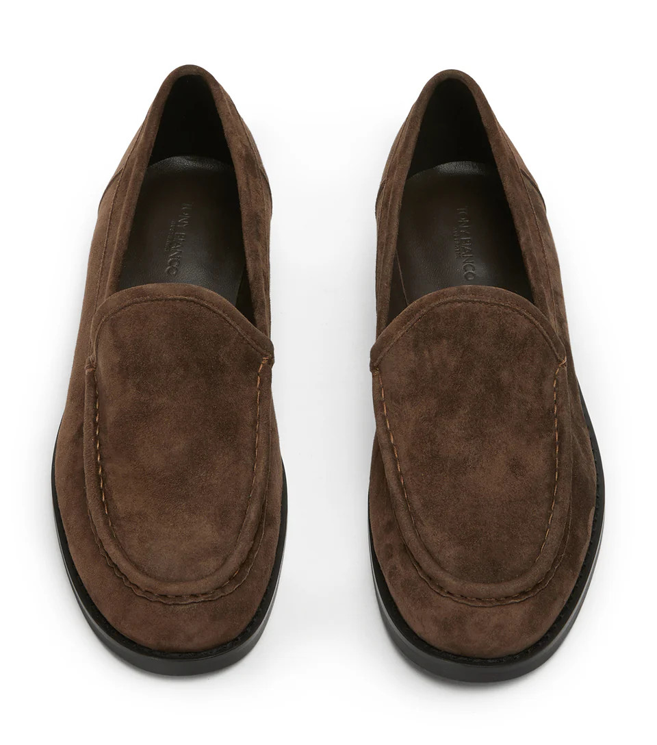 Zoe Espresso Suede Flats | Casual Shoes | Tony Bianco USA | Tony Bianco US