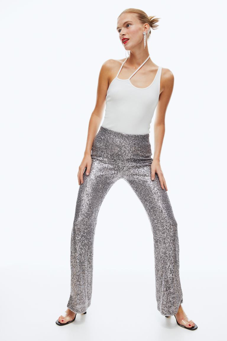 Sequined trousers | H&M (UK, MY, IN, SG, PH, TW, HK)