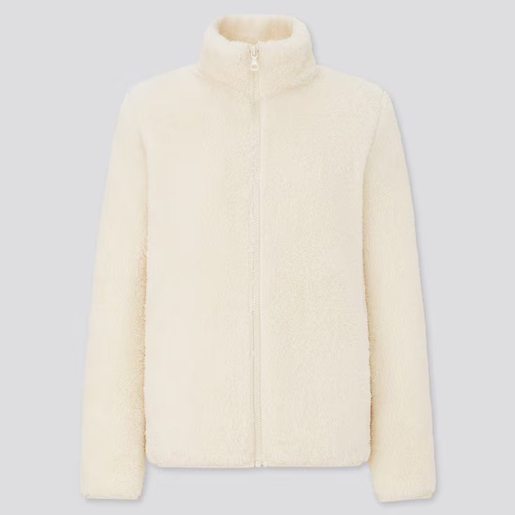 WOMEN FLUFFY YARN FLEECE FULL-ZIP JACKET | UNIQLO (US)