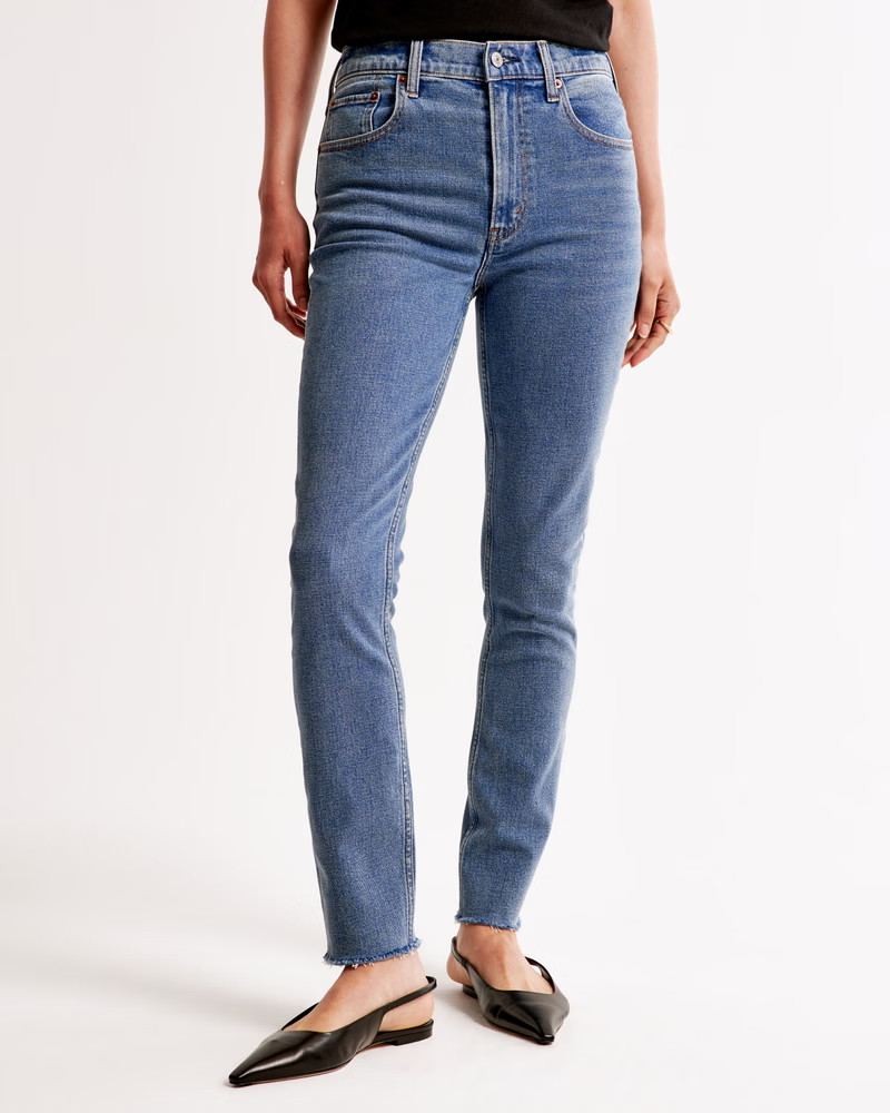 Women's High Rise Skinny Jean | Women's Clearance | Abercrombie.com | Abercrombie & Fitch (US)