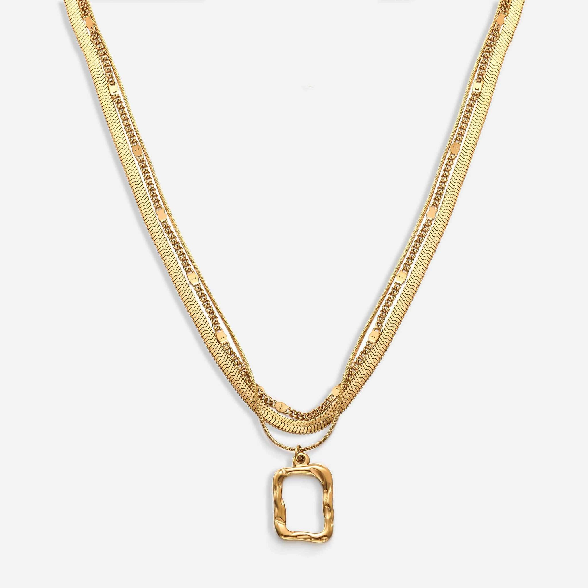 Sammie Layered Pendant Necklace | Victoria Emerson