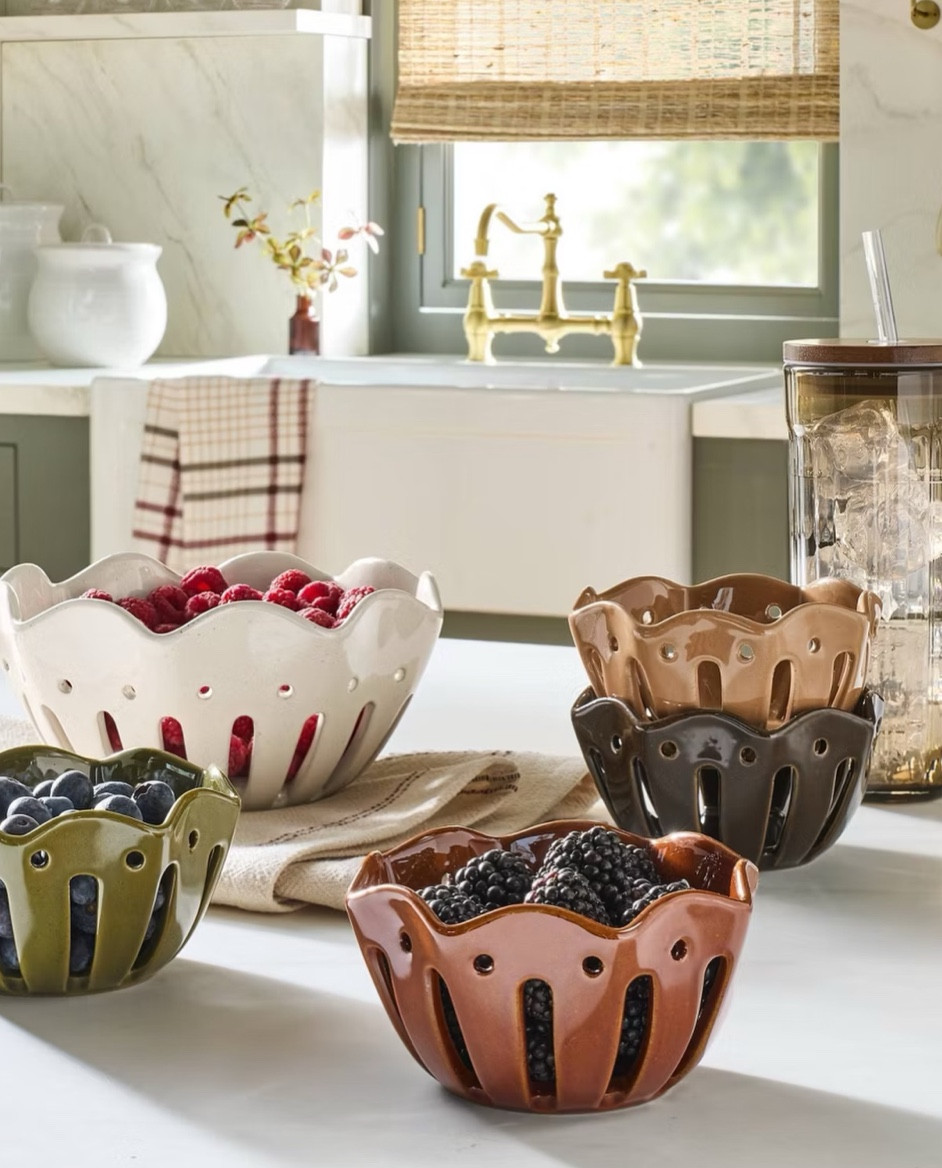 Set of four ceramic berrie bowls…immediately add to cart  🛒

#LTKHome #LTKSeasonal #LTKStyleTip