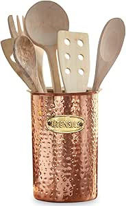 Mud Pie Copper Kitchen Utensil Caddy | Amazon (US)