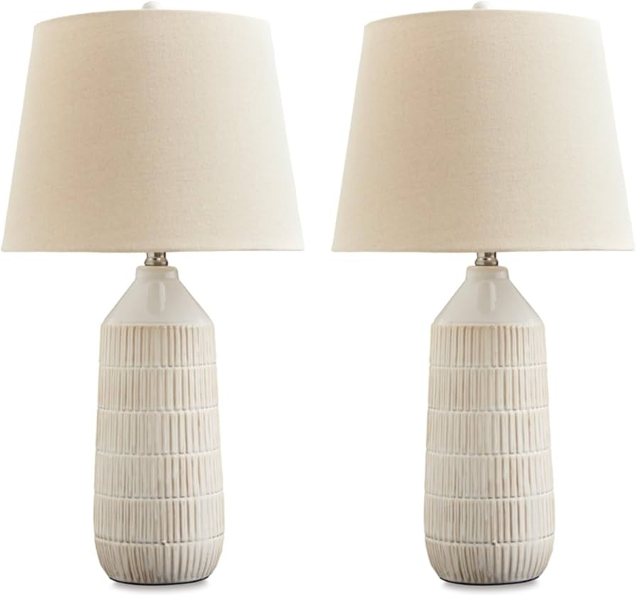 Off-white finish with transparent glaze | Amazon (US)