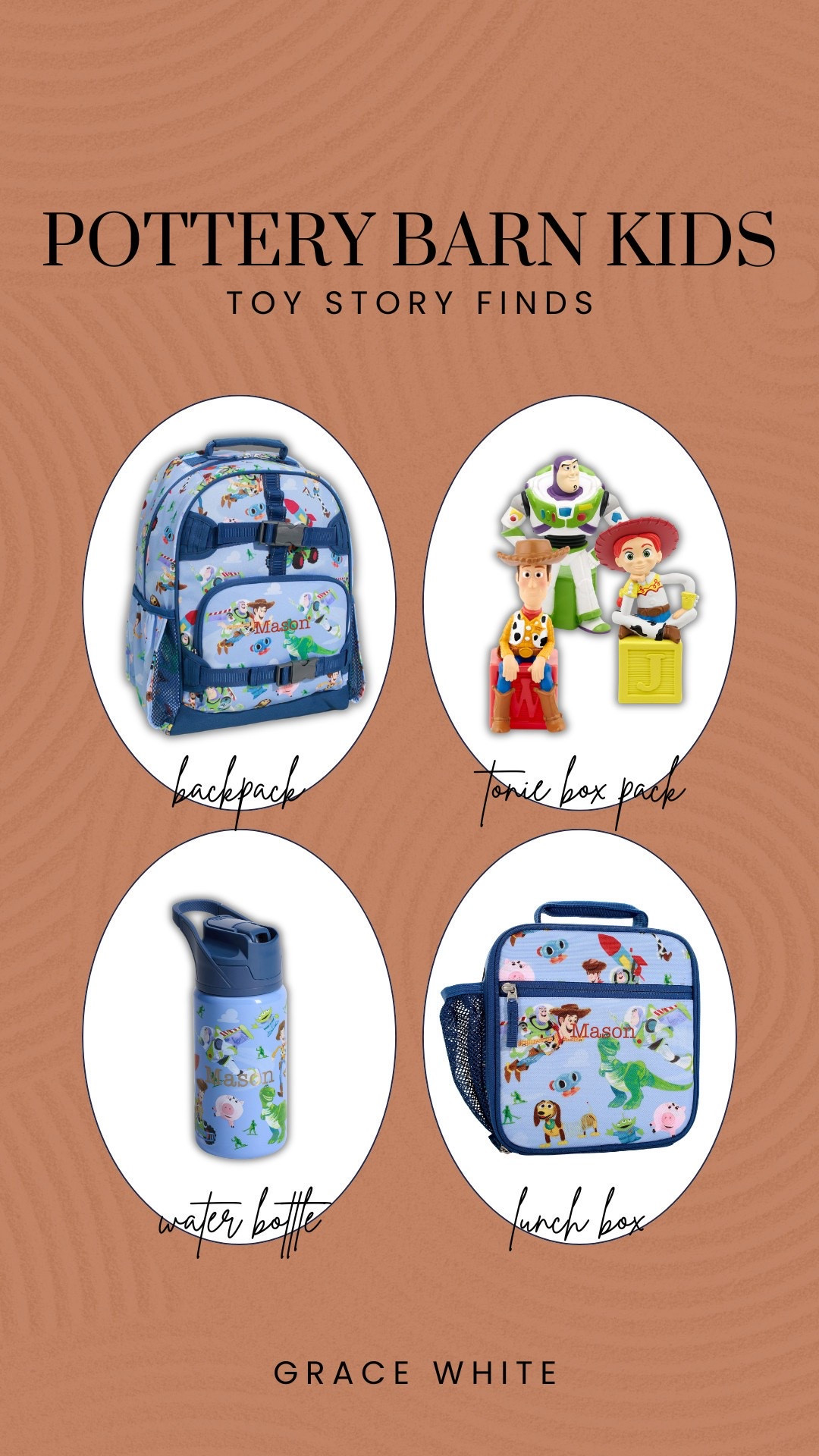 toy story favs!!

toy story, kids back to school, kids backpacks, kids water bottles, kids lunch box, tonie box, tonie box disney, tonie box characters, boy mom, grace white

#LTKmomlife #LTKKids #LTKBaby
