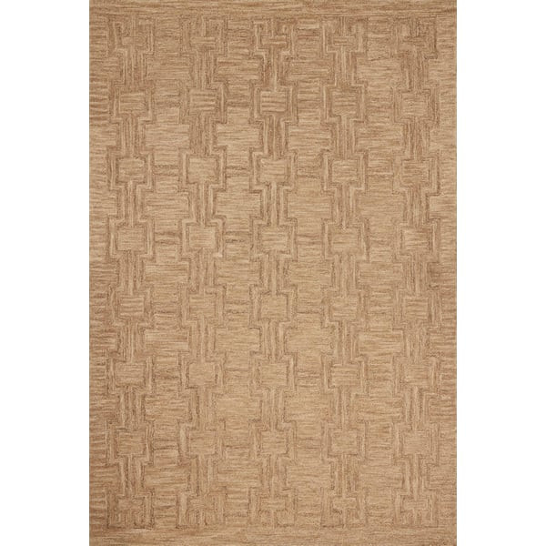 Barrow BAR-02 Camel/Brown Wool Hand-Tufted Area Rug | Rugs Direct