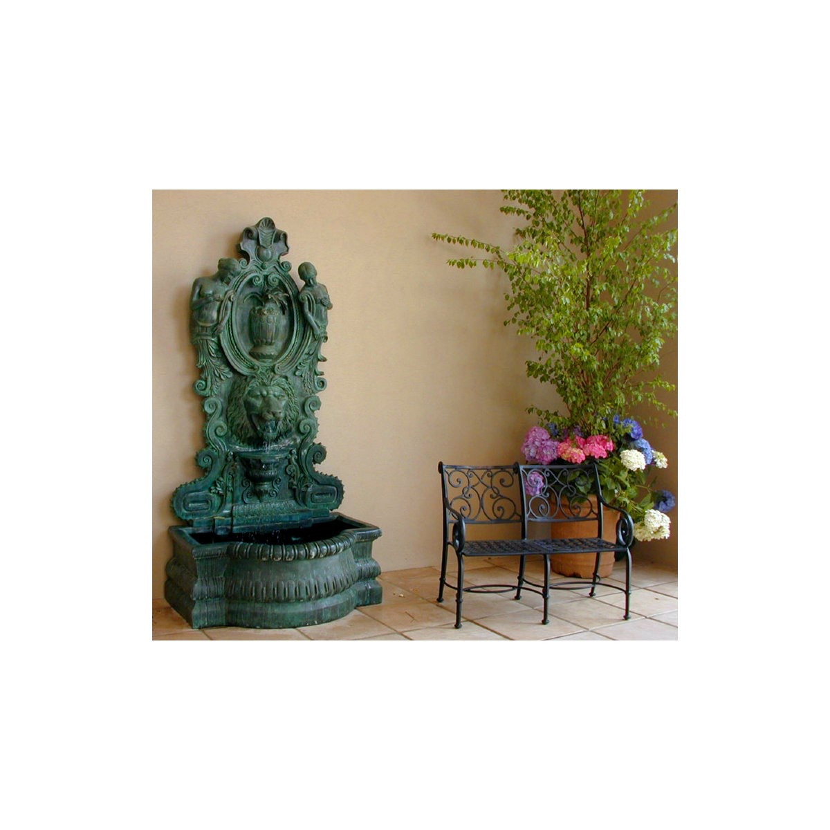 Bronze Lion Head & Nymphs Fountain

#LTKdayinmylife #LTKxMadewell #LTKHome