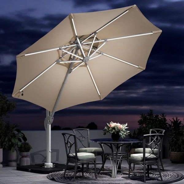 Aivy 120'' All-Aluminum Cantilever Umbrella | Wayfair North America
