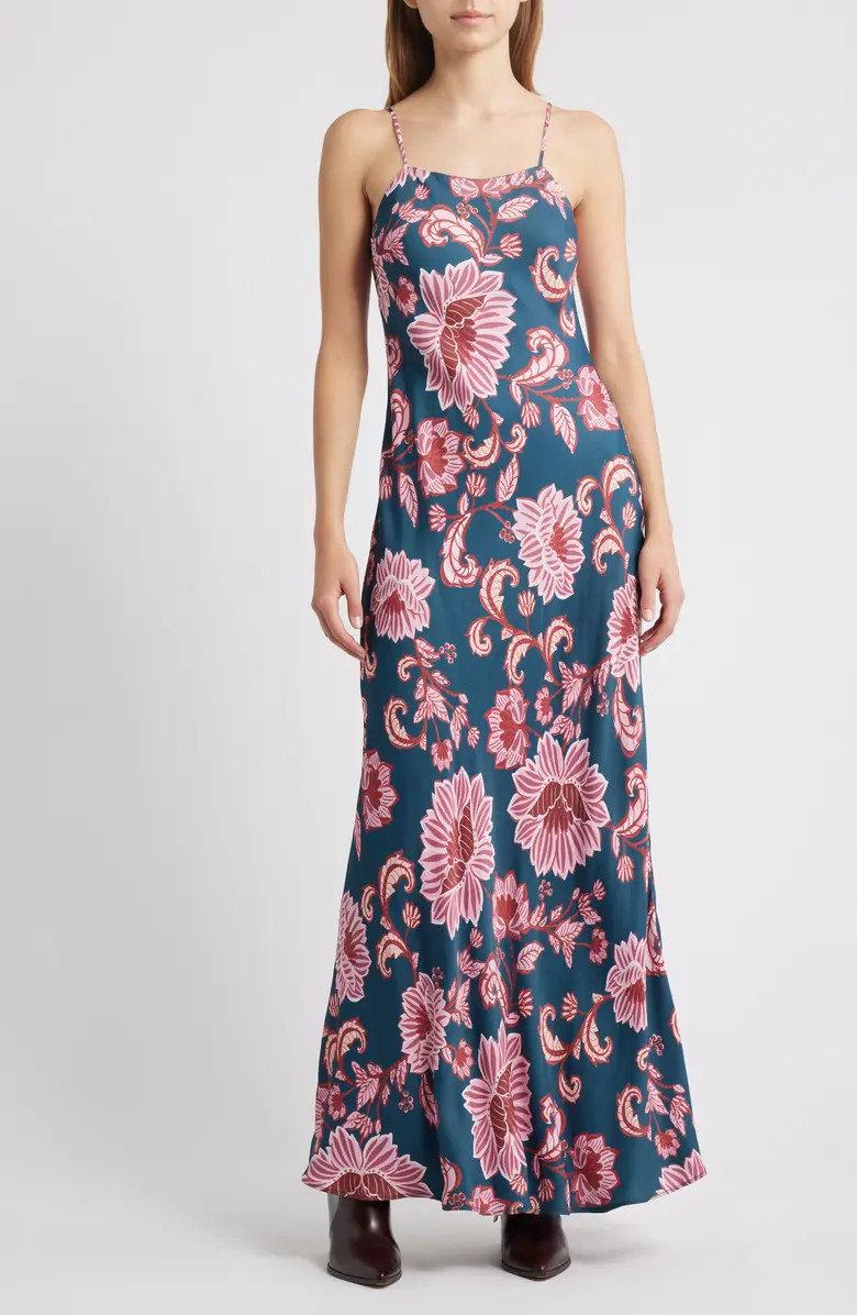 Flower Delicacy Paisley Slipdress | Nordstrom