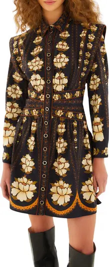 FARM Rio Floral Long Sleeve Cotton Dress | Nordstrom | Nordstrom