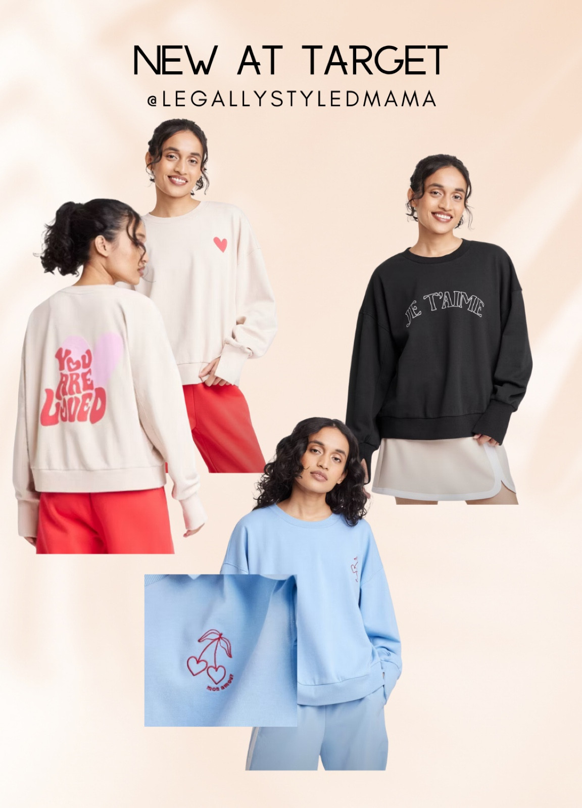 New Joy Lab sweatshirts for Valentine’s Day! 

Loungewear, Target style, Valentine’s Day 

#LTKFitness #LTKActive #LTKSeasonal