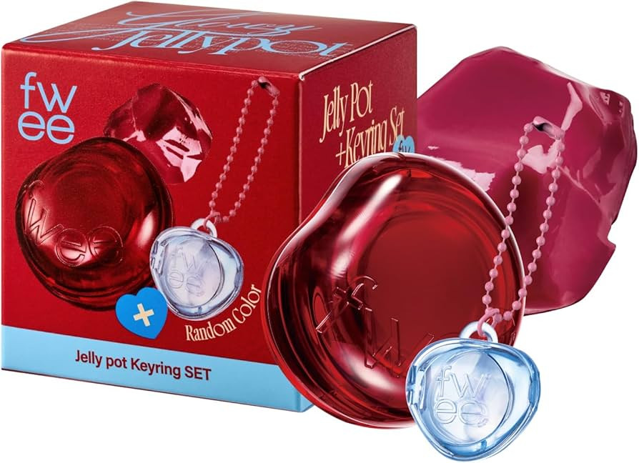 Glowy Jelly Pot + Keychain SET | Dewy Jelly Lip & Blush Color, Tinted Glow Jelly Balm, Dewy Build... | Amazon (US)
