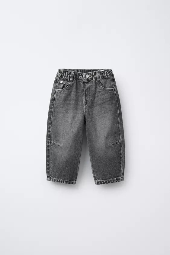 BARREL PLEATED JEANS | Zara US