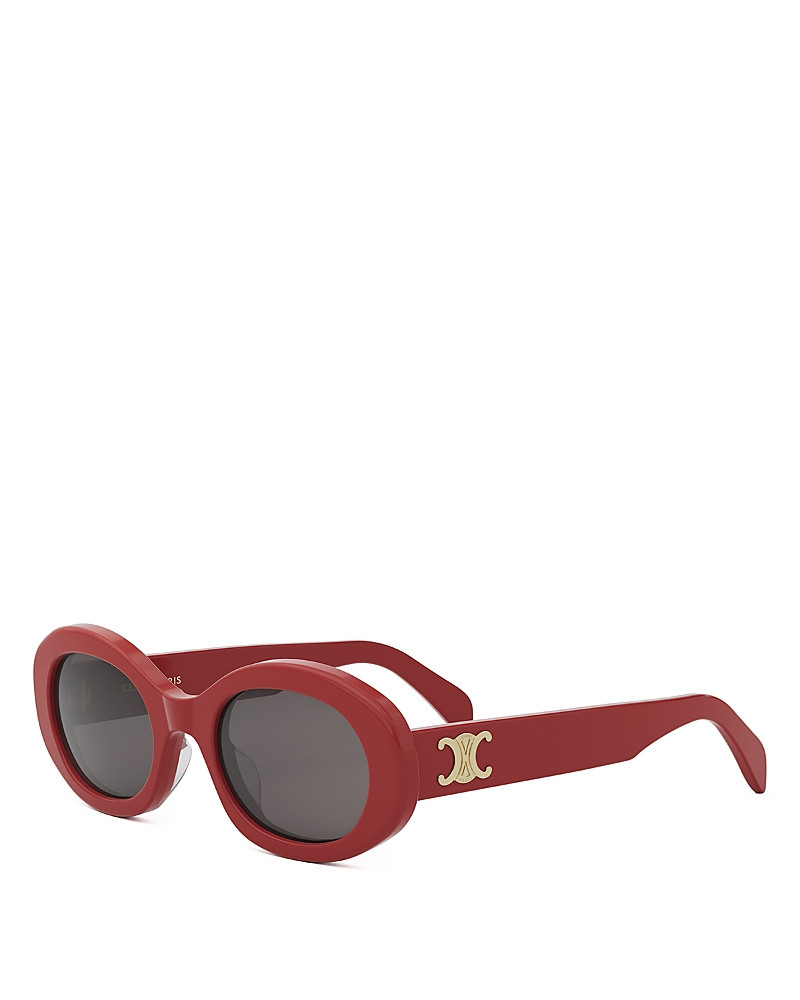 Celine Triomphe Oval Sunglasses, 52mm | Bloomingdale's (US)