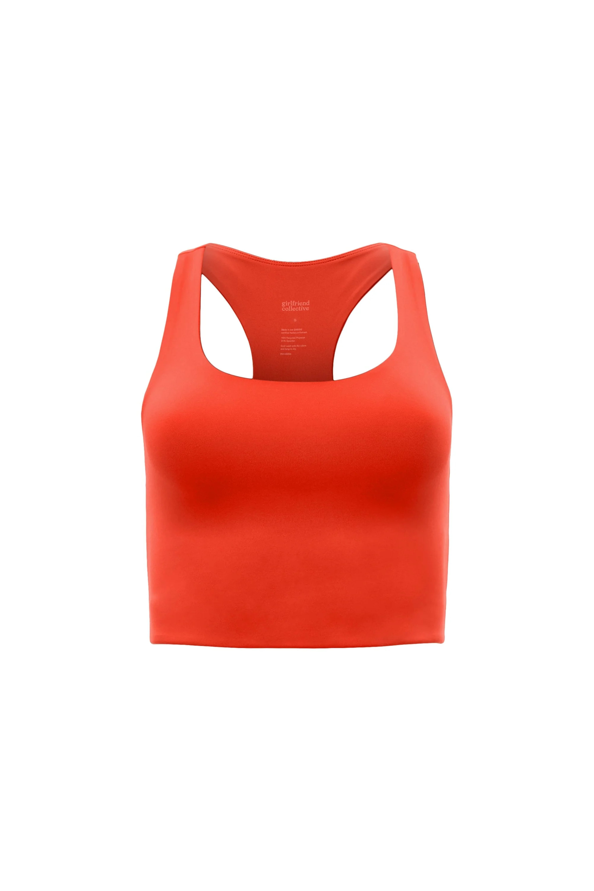 Blood Orange Paloma Racerback Bra | Girlfriend Collective