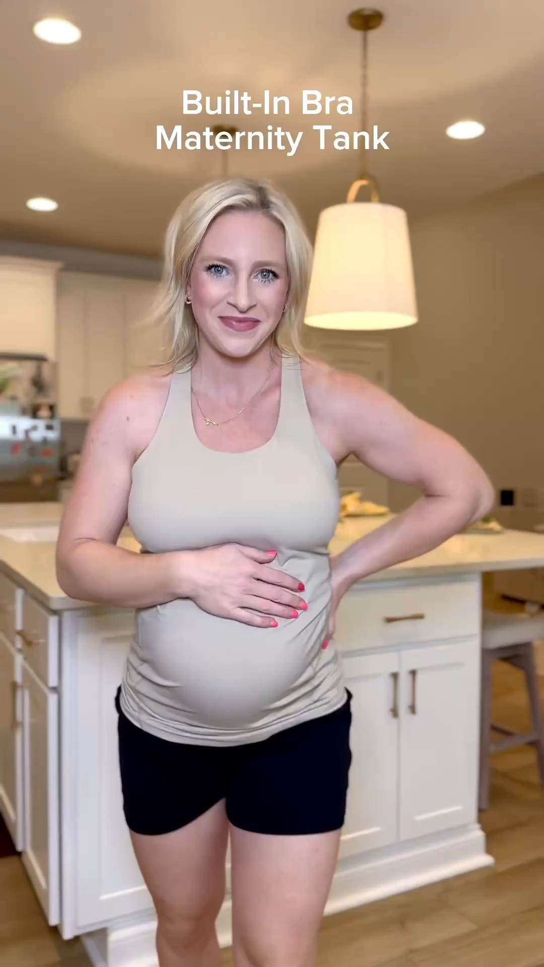 One thing pregnancy has taught me? Comfort wins. 🤍 This maternity tank has a built-in bra, stretches with your bump, and feels so lightweight for hot summer days. It's one of those simple wardrobe staples you'll end up wearing on repeat.

#LTKootd #LTKBump #LTKActive
