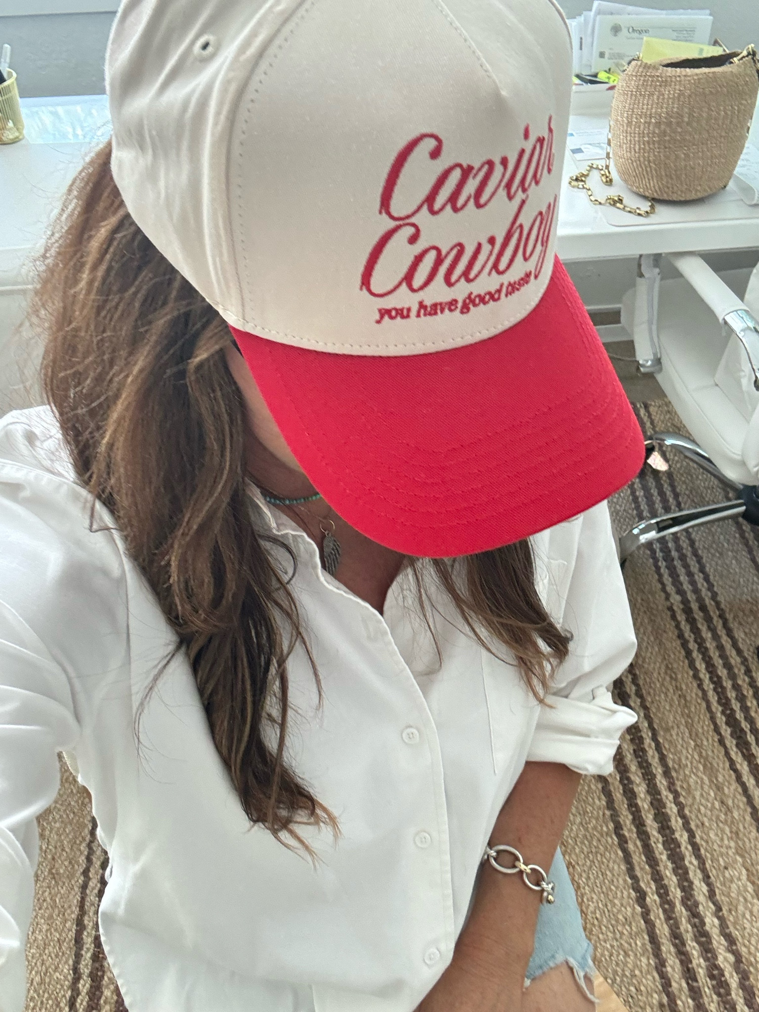 When the plumber doesn’t show for second day in a row and you have no hot water. You wear your new favorite hat to your design presentation!

#LTKBeauty #LTKFindsUnder50 #LTKStyleTip