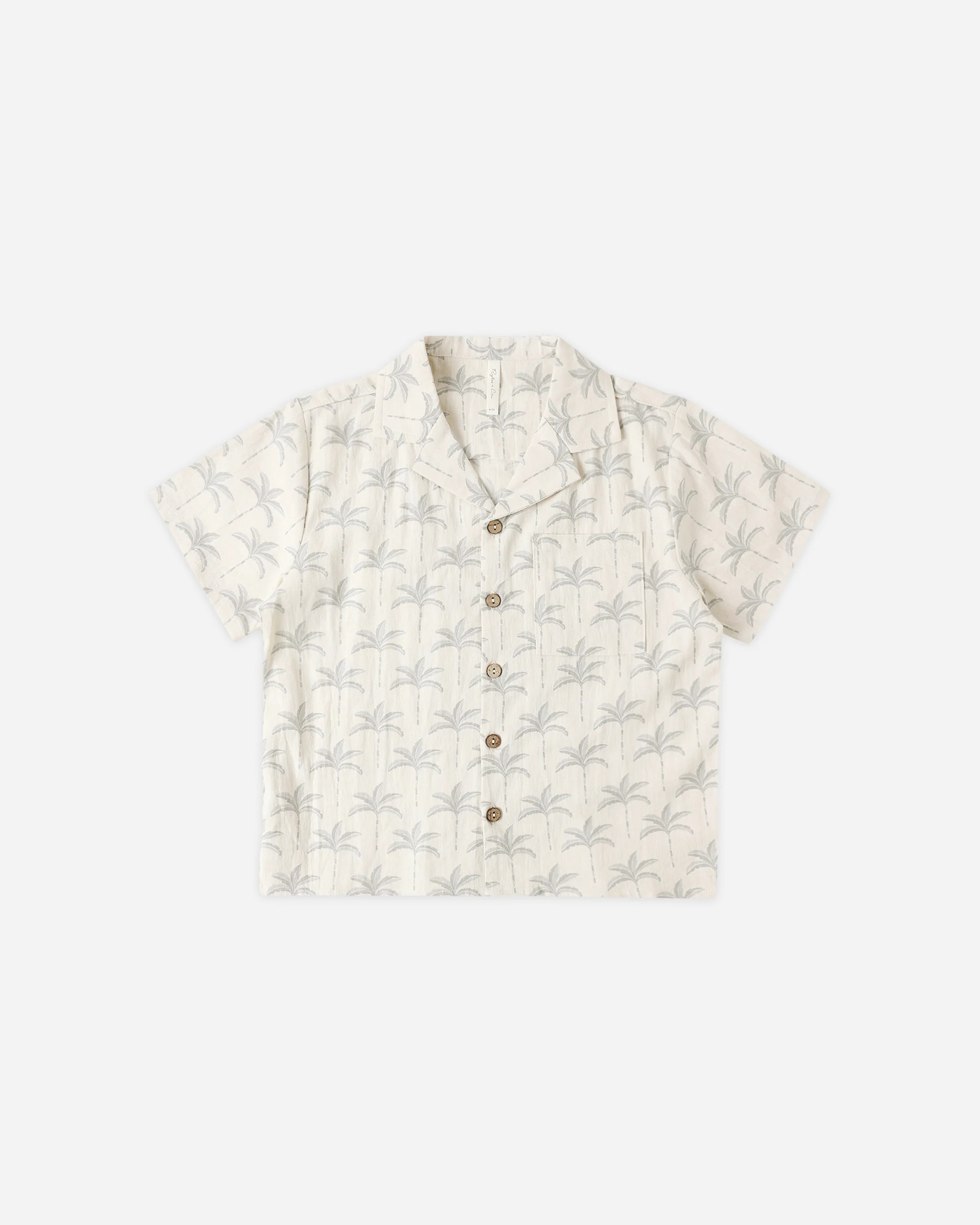 Lapel Collar Shirt Palm Trees | Rylee + Cru