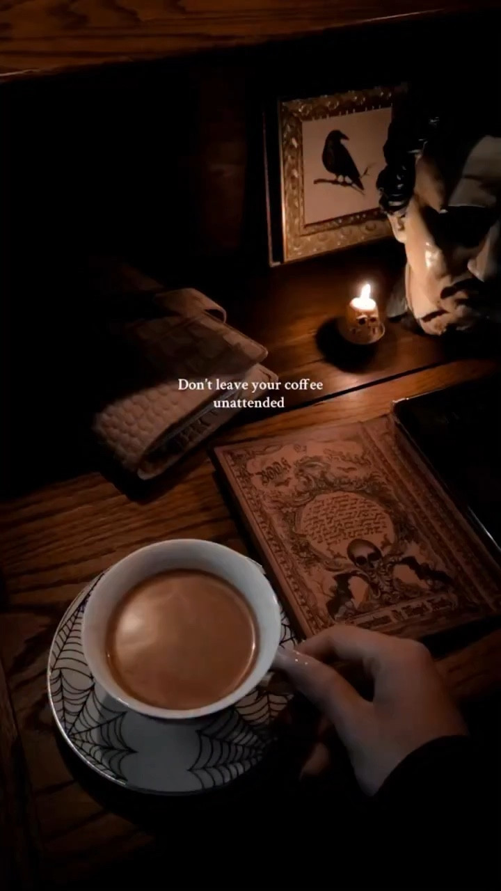 A reminder from the other side… don’t leave your coffee unattended. You never know who might take the first sip.

#SpookyCoffee #HauntedBrew #DontLeaveYourCoffeeUnattended ##GhostlyAesthetic #CreepyCoffeeVibes #DarkMoodyAesthetic #MidnightBrew #WitchyCoffee #SpookySeasonVibes