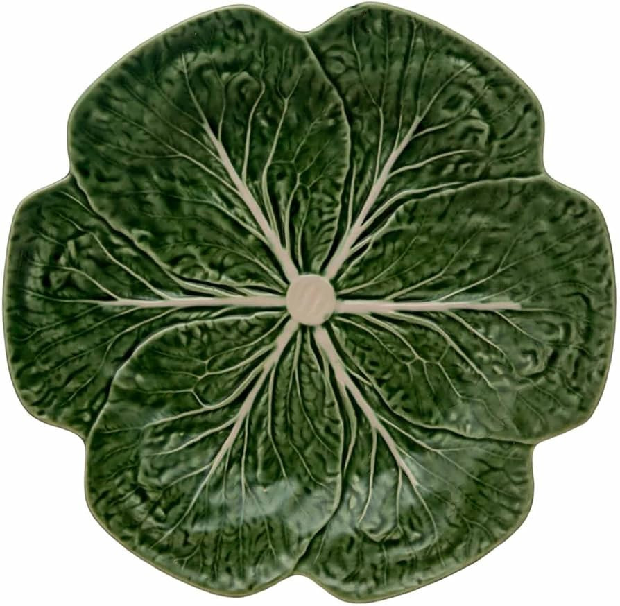 Bordallo Pinheiro Cabbage Green Dinner Plate, Set of 4 | Amazon (US)