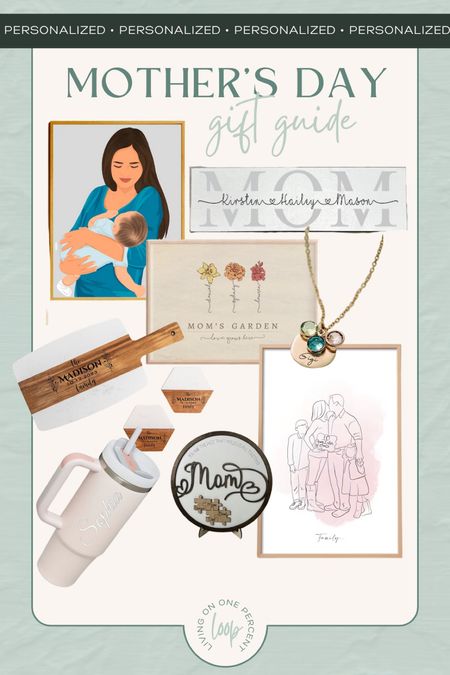 Personalized Mother’s Day gifts from Etsy! Order ASAP for guaranteed delivery by Mother’s Day Sunday. Personalized gifts, unique gifts, support small business, personalized paintings, personalized cups, mom gifts, grandmother gifts, wife gifts, personalized necklace

#LTKSeasonal #LTKSaleAlert #LTKHome