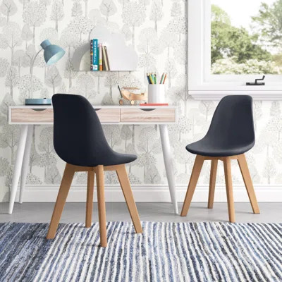 Adaline Kids 11.75'' Desk Or Activity Chair Chair and Ottoman (Set of 2) | Wayfair North America