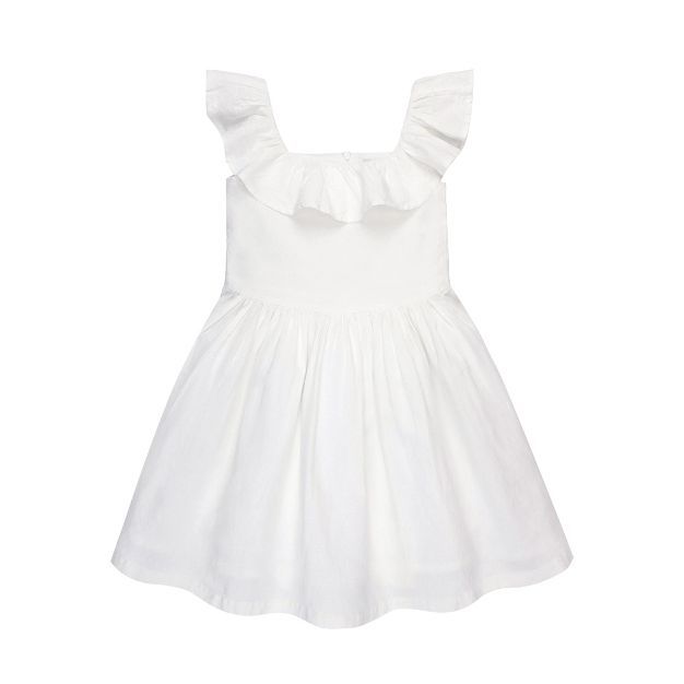 Hope & Henry Girls' Ruffle Yoke Party Dress, Toddler | Target