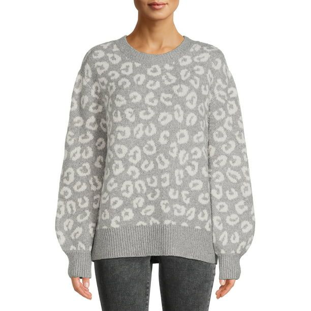 Bohemian Rose Women's Jacquard Pullover Sweater - Walmart.com | Walmart (US)