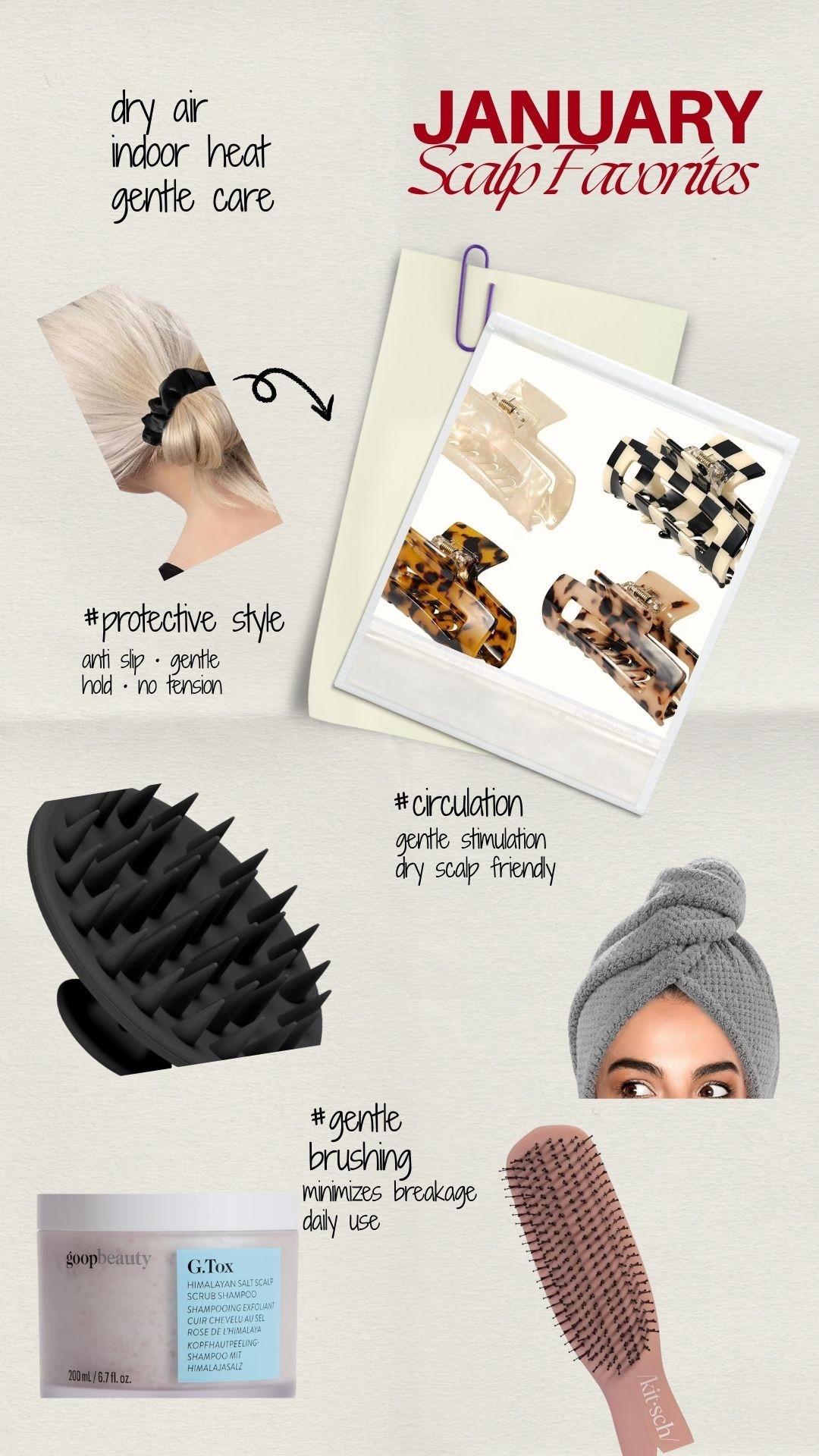 January Scalp Favorites ❄️

Winter is when I focus on protecting my scalp barrier, not overdoing it.
Cold air + indoor heat can leave the scalp dry, tight, and irritated, so I’m leaning into gentle tools, low-tension styles, and lightweight hydration.

These are the scalp + hair essentials I’m actually using right now to support circulation, reduce breakage, and keep my scalp calm all winter long 🤍

Linked all my January favorites here ✨



#LTKselfcare #LTKSeasonal #LTKBeauty