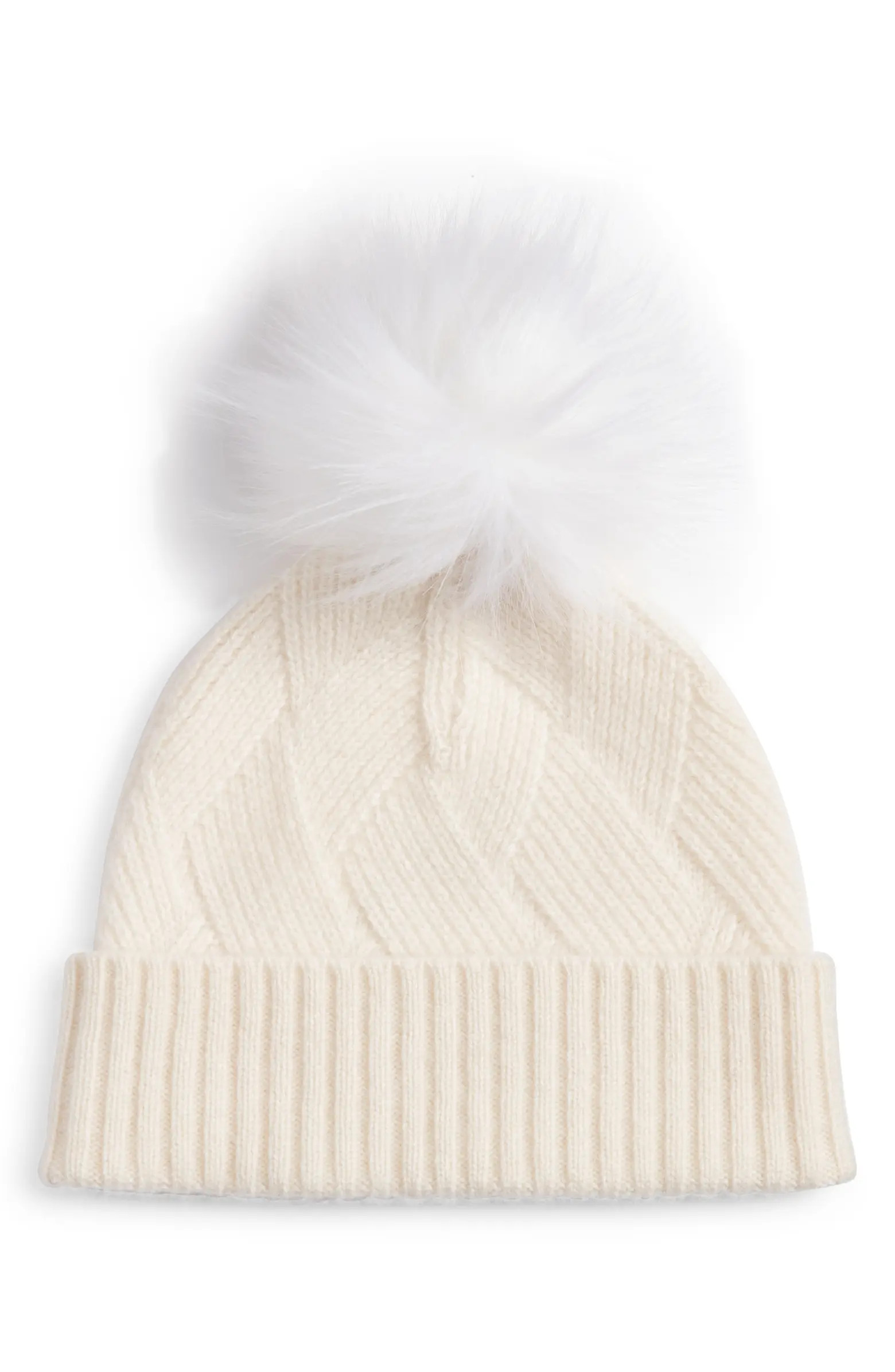 Recycled Cashmere Pom Beanie | Nordstrom