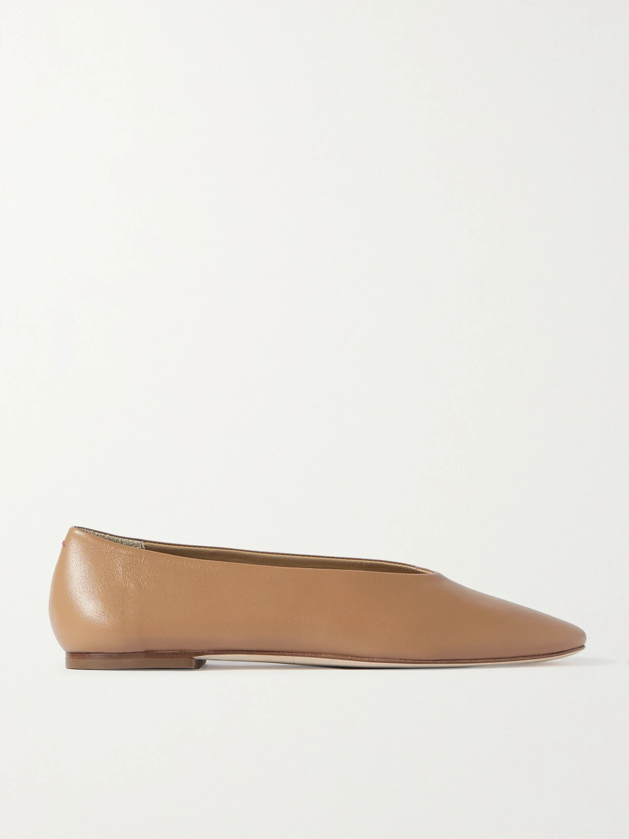 Aeyde - Kirsten Leather Ballet Flats - Beige - IT41.5 | NET-A-PORTER APAC