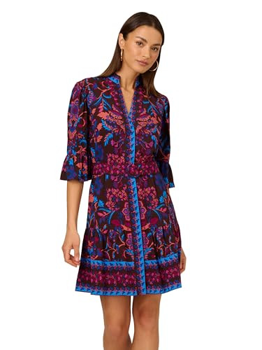 Adrianna Papell Printed Short Flounce Dress | Amazon (US)