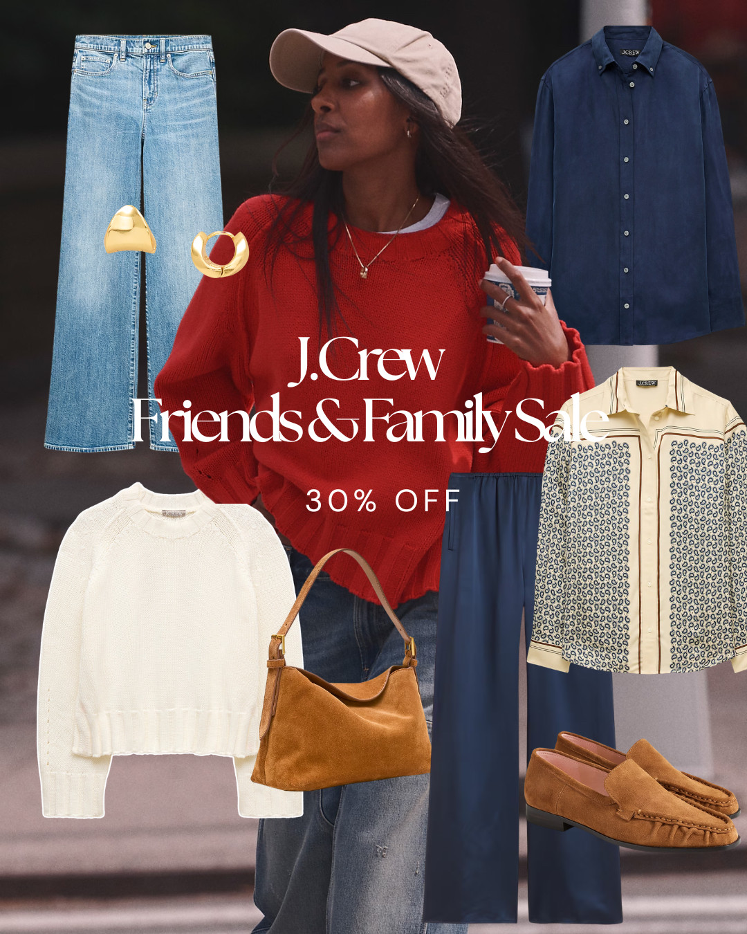 @jcrew Friends & Family Sale! 30% off select items. I've linked my favorites here :)  

 