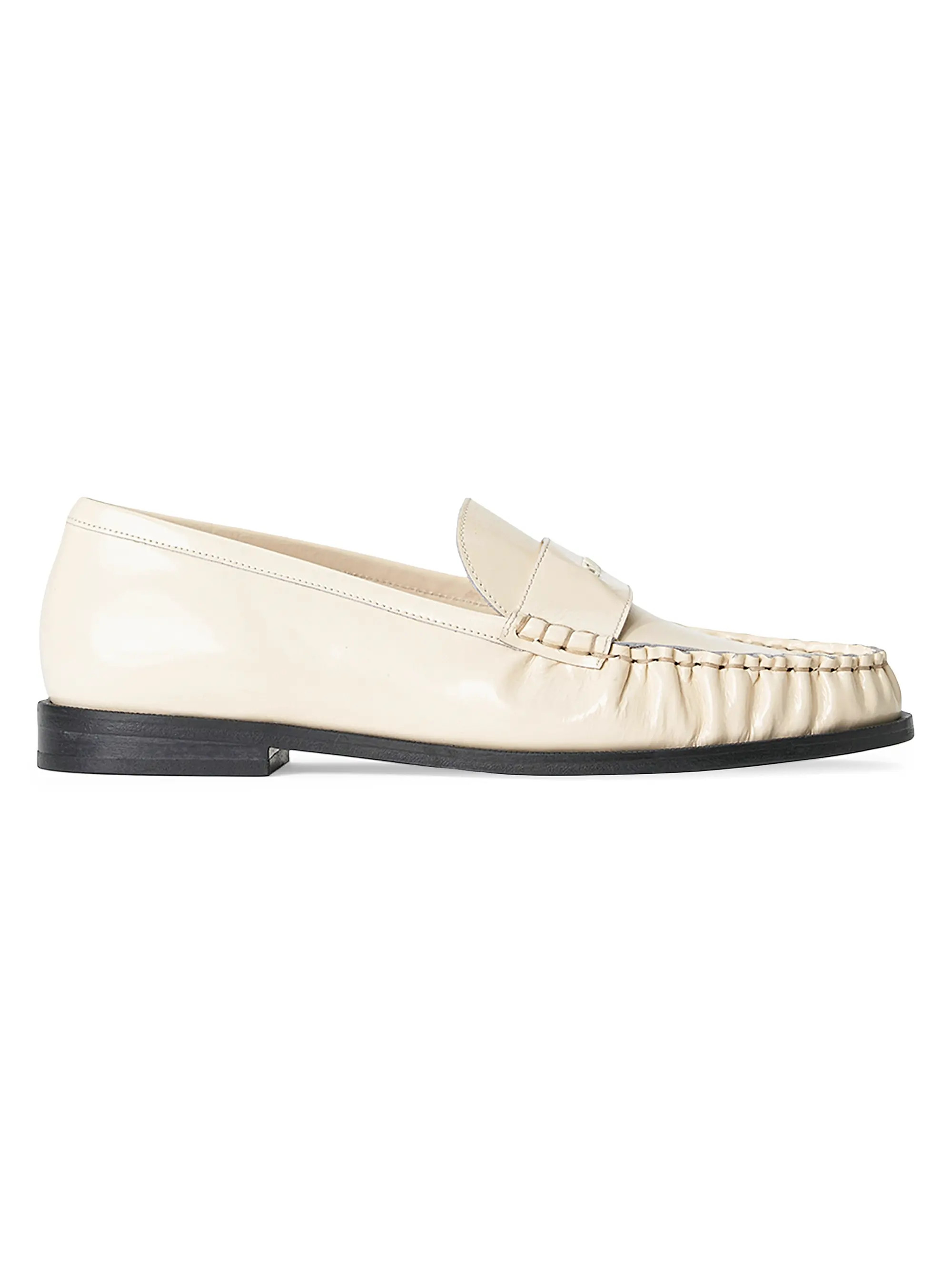 Loulou Leather Penny Loafers | Saks Fifth Avenue