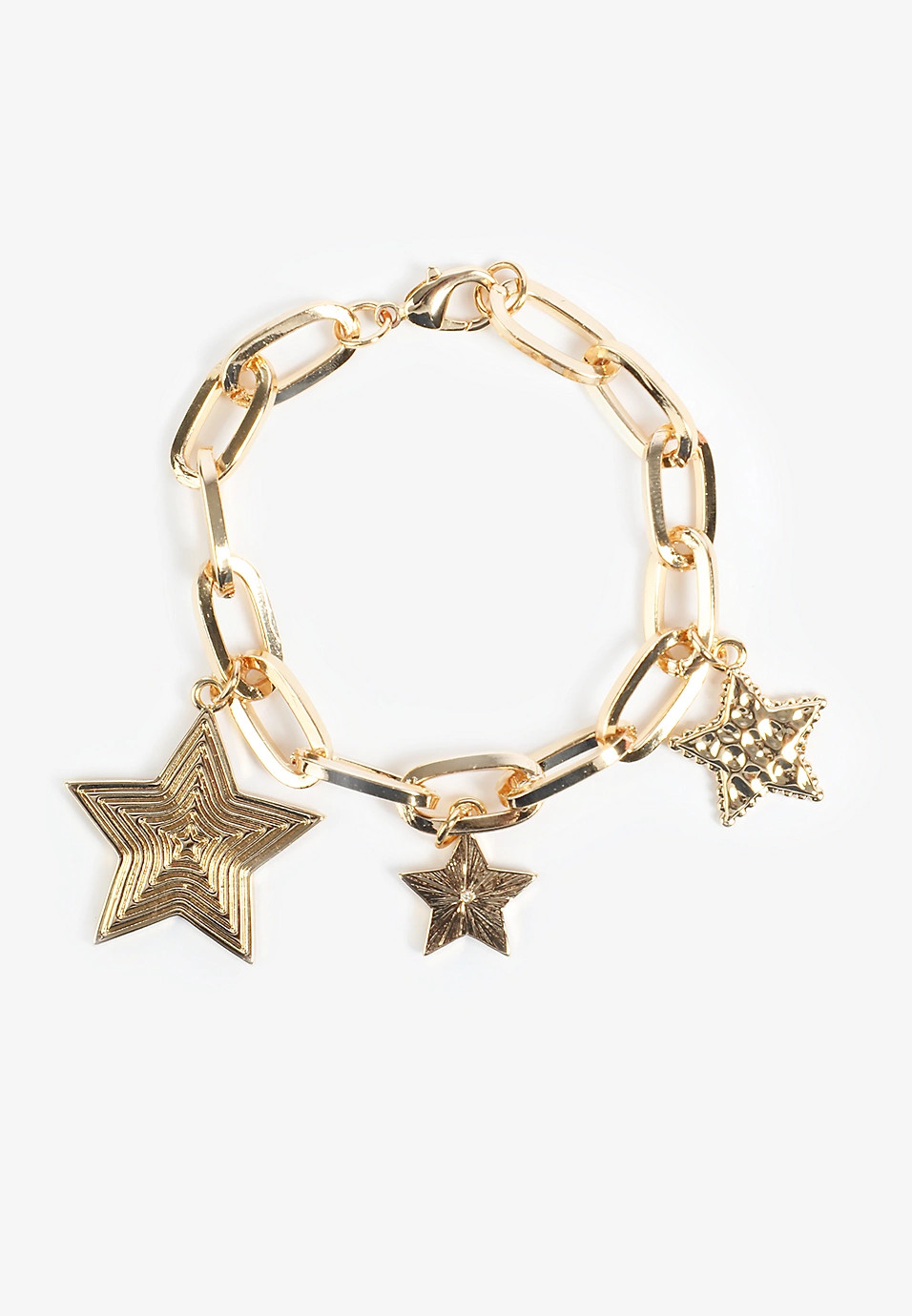 Gold Star Charm Bracelet | Maurices