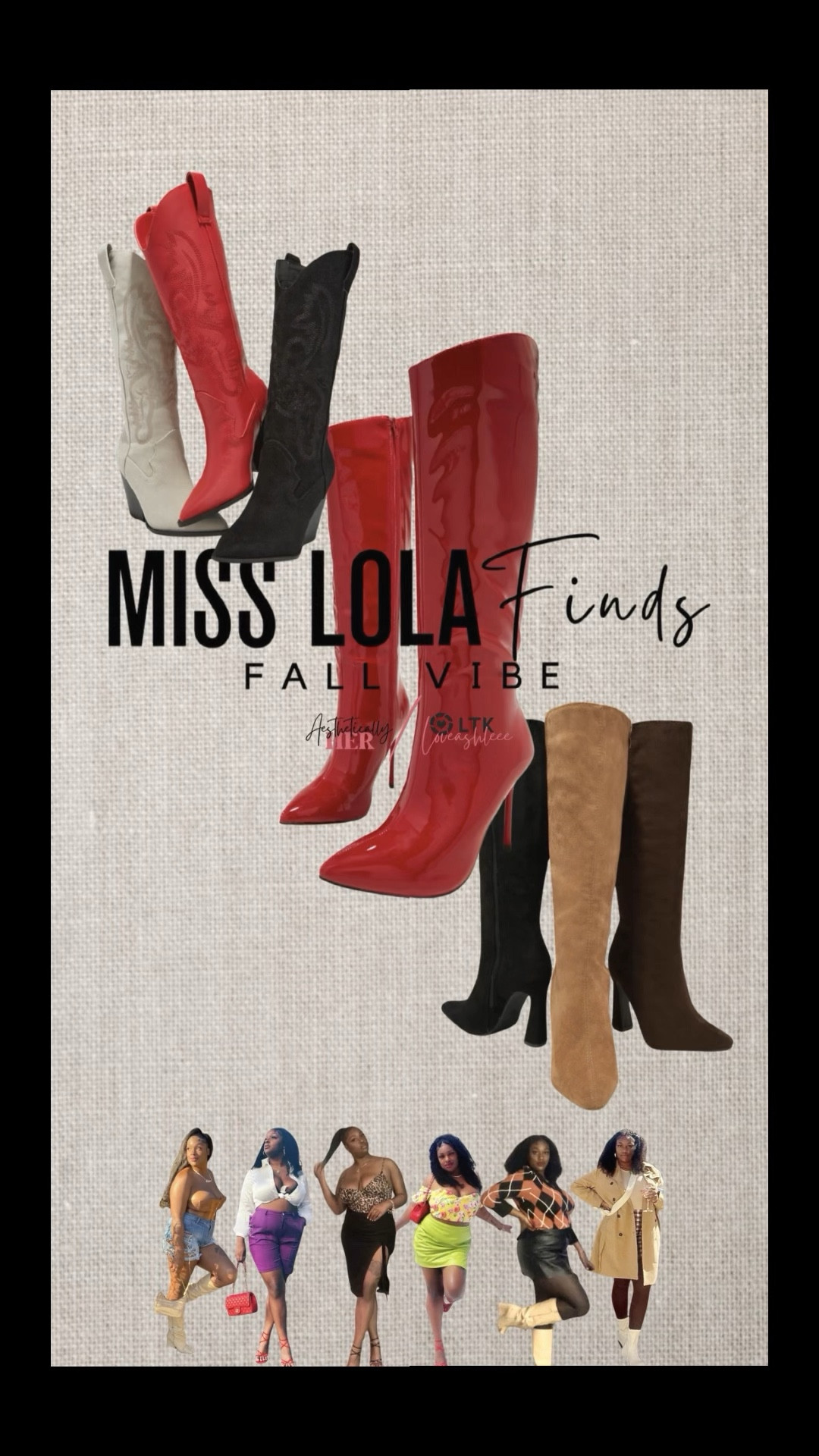"Step into fall with confidence in these sexy boots from Miss Lola 🍁🔥 The perfect blend of style and sass, these boots are a must-have for your wardrobe this season! Shop my picks now! #FallBoots #MissLola #BootSeason #LTKFashion"

#LTKSeasonal #LTKFallSale #LTKFindsUnder50