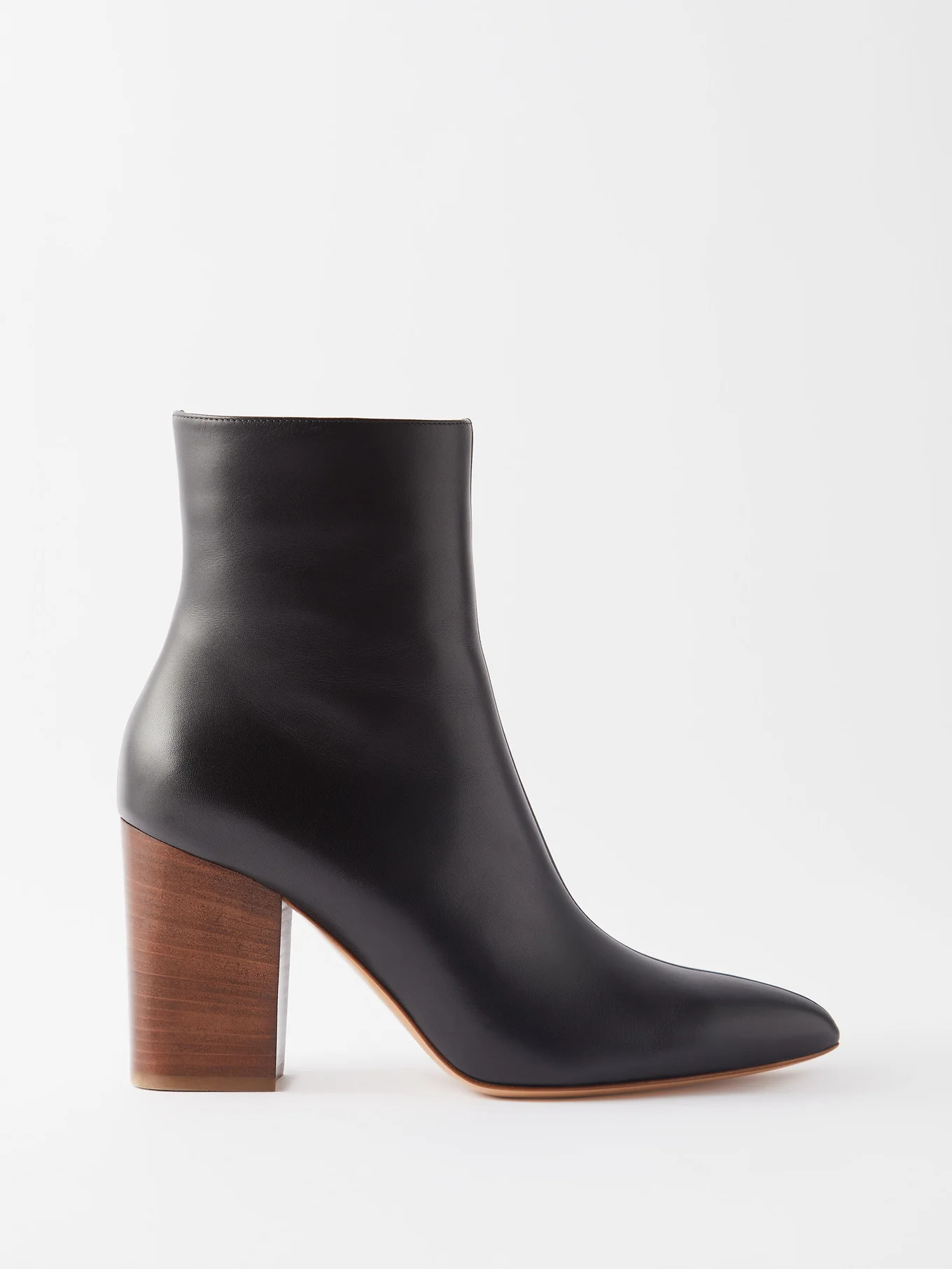 Rio 75 leather heeled ankle boots | Gabriela Hearst | Matches (US)