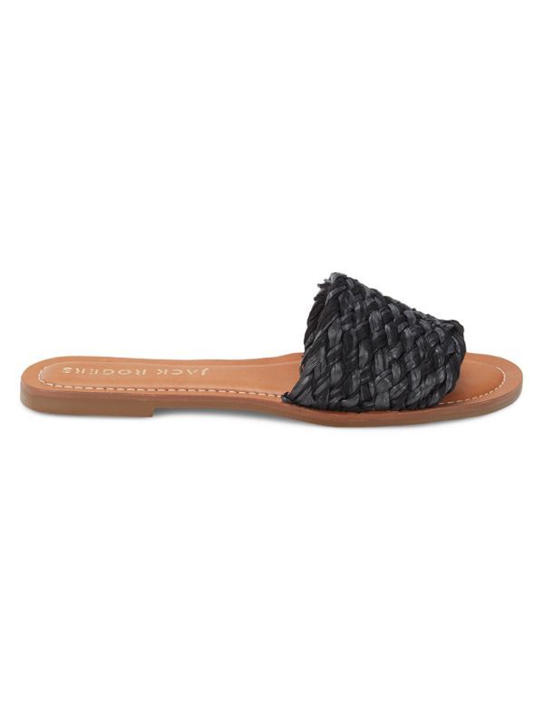 Woven Flat Sandals | Saks Fifth Avenue OFF 5TH (Pmt risk)
