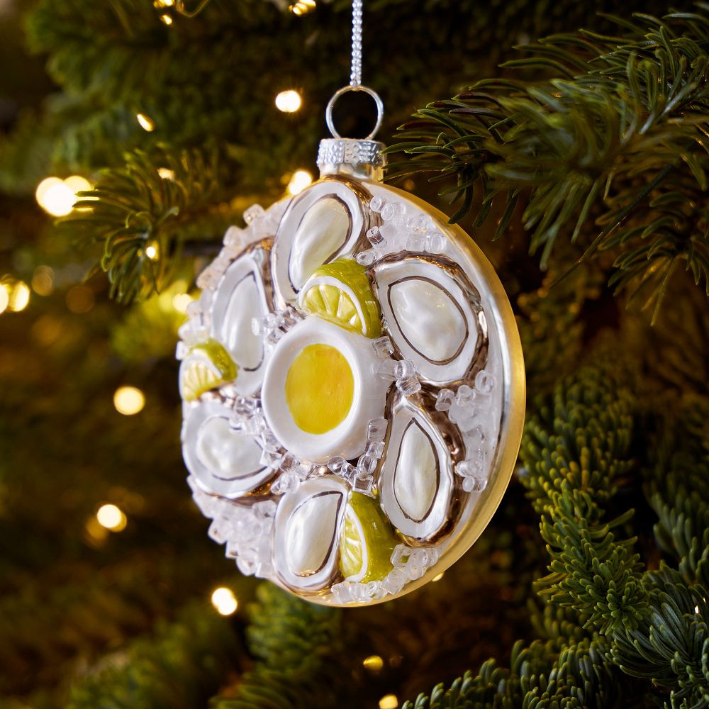 Glass Oyster Plaster Ornament | West Elm (US)