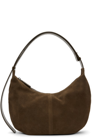Brown Leather Shoulder Bag | SSENSE