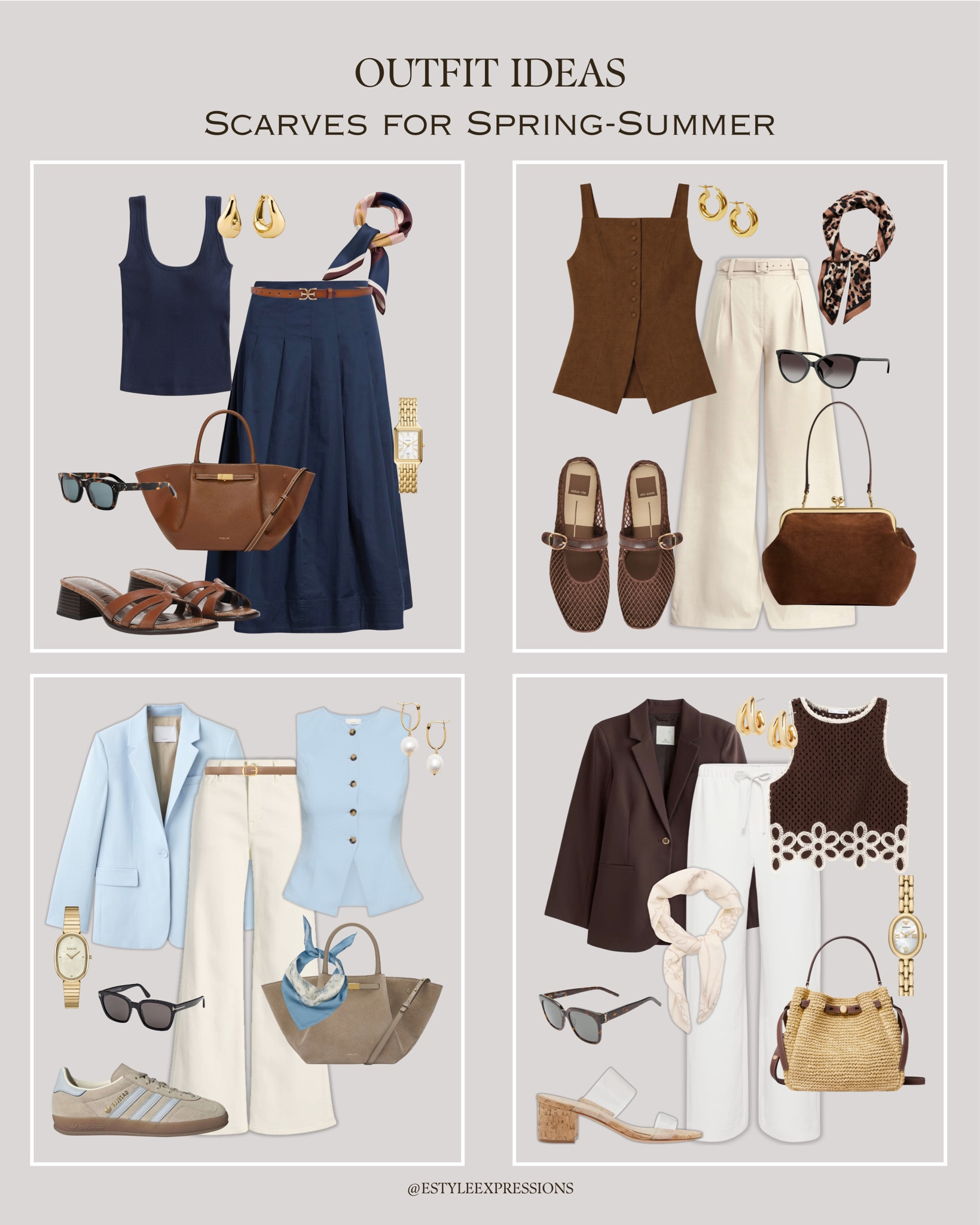 Outfits with flowy and chic silk scarves for spring summer!🧣🌿☀️

#LTKootd #LTKWorkwear #LTKTravel