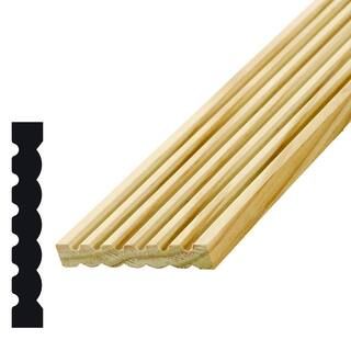 Alexandria Moulding WM 285 9/16 in. x 3-9/16 in. x 96 in. Pine Casing 0A285-20096C - The Home Dep... | The Home Depot