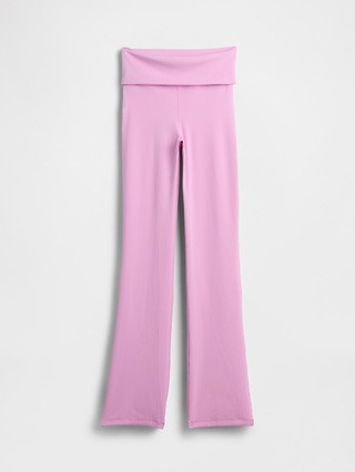 GapFit Smooth Foldover Mini Flare Leggings | Gap (US)