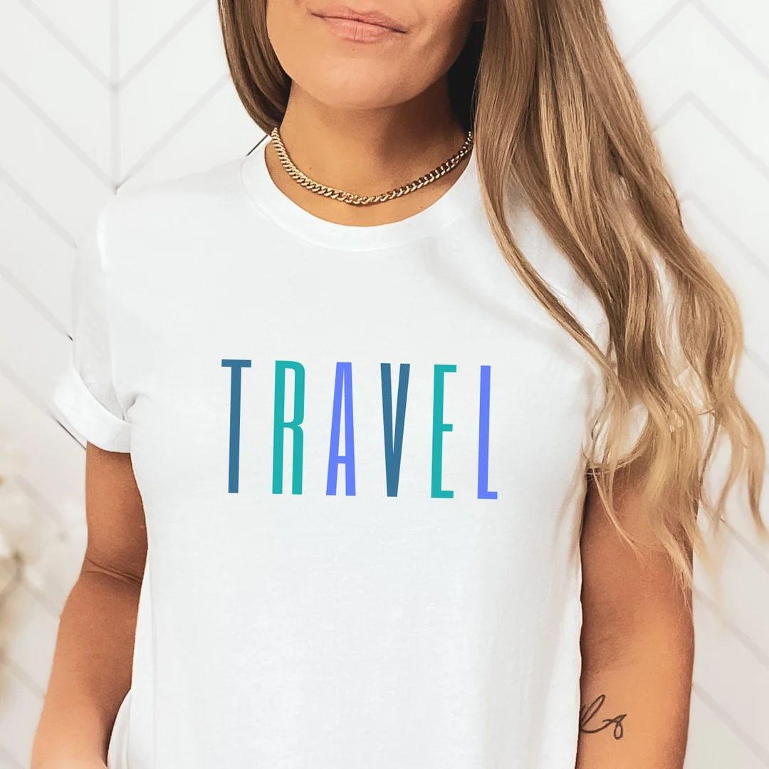 Simple Travel Unisex Tshirt, Vacation Tee, Matching Family Vacation, Trip, Girls, Family Reunion,... | Etsy (US)