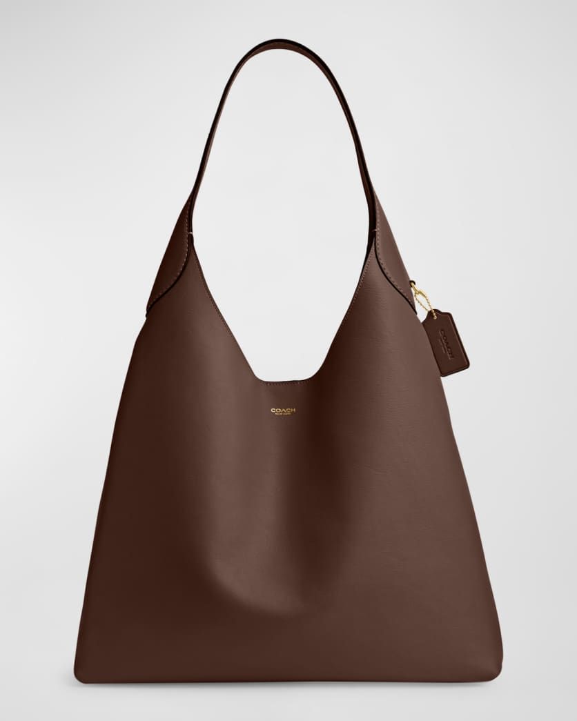 Brooklyn 39 Grain Leather Shoulder Bag | Neiman Marcus