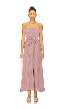 FAITHFULL THE BRAND Sanya Maxi Dress in Clare Stripe from Revolve.com | Revolve Clothing (Global)