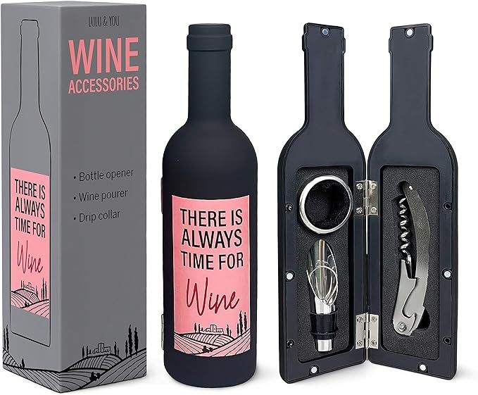 Wine Bottle Accessories Gift Set | Amazon (US)