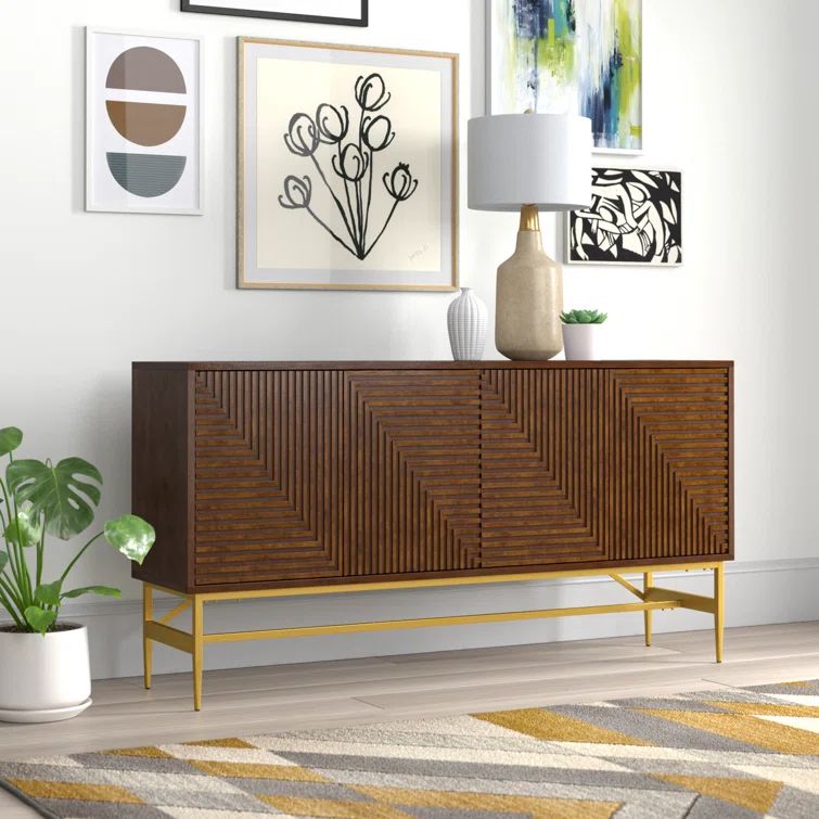 Paniagua 65" Wide Sideboard with Adjustable Shelves | Wayfair North America